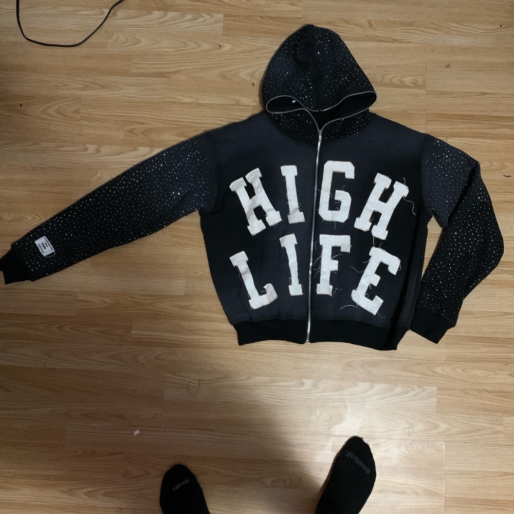 RARE high quality atl rhinestone clothing brand hoodie.